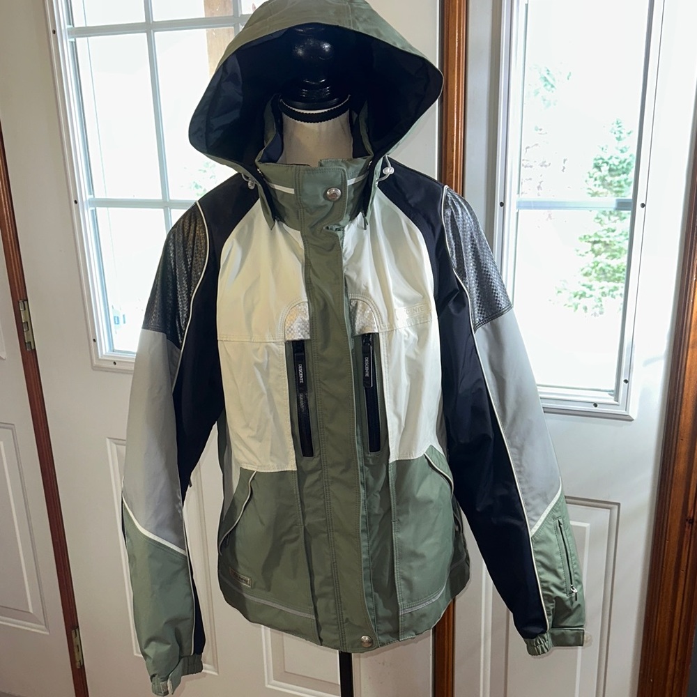 Descente Green and Black Performance Jacket